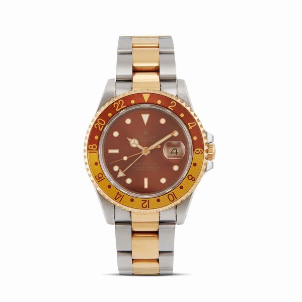 ROLEX : ROLEX GMT MASTER II 'EYE OF THE TIGER' REF. 16713 N. N3424XX ANNO 1992  - Asta OROLOGI - Associazione Nazionale - Case d'Asta italiane