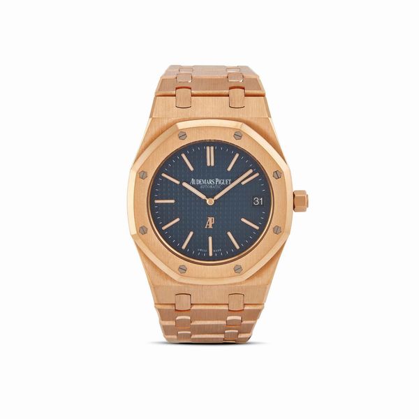 AUDEMARS PIGUET ROYAL OAK JUMBO REF. 15202OR.OO.1240OR.01 ORO ROSA ANNO 2013  - Asta OROLOGI - Associazione Nazionale - Case d'Asta italiane