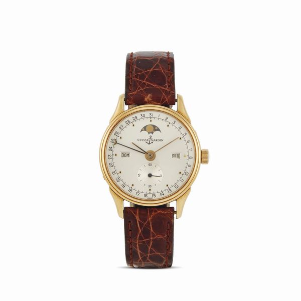 ULYSSE NARDIN : ULYSSE NARDIN CALENDARIO COMPLETO FASI LUNARI  - Asta OROLOGI - Associazione Nazionale - Case d'Asta italiane