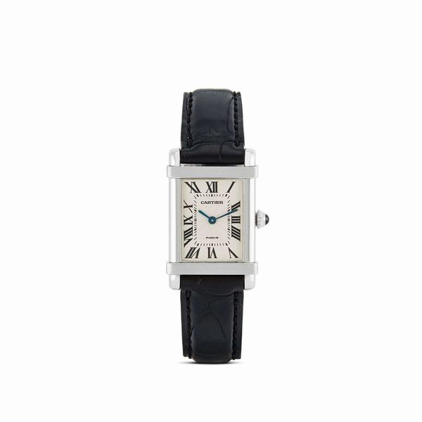 CARTIER : CARTIER PARIS TANK CHINOISE IN PLATINO  - Asta OROLOGI - Associazione Nazionale - Case d'Asta italiane