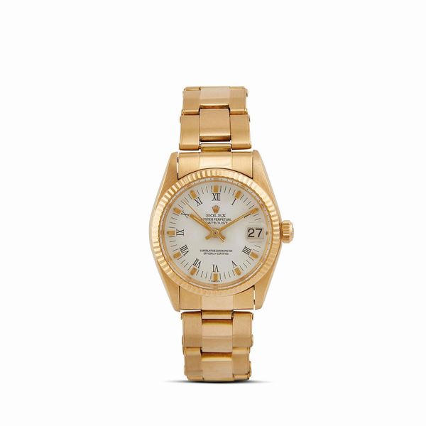 ROLEX : ROLEX DATEJUST MEDIO REF. 6827 ORO GIALLO N. 50601XX ANNO 1977  - Asta OROLOGI - Associazione Nazionale - Case d'Asta italiane