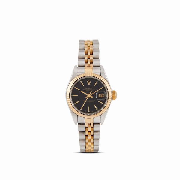 ROLEX : ROLEX DATEJUST LADY ACCIAIO E ORO REF. 79173 N. Y2113XX ANNO 2003  - Asta OROLOGI - Associazione Nazionale - Case d'Asta italiane