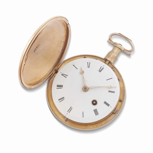 OROLOGIO DA TASCA CON STEMMA  - Asta OROLOGI - Associazione Nazionale - Case d'Asta italiane