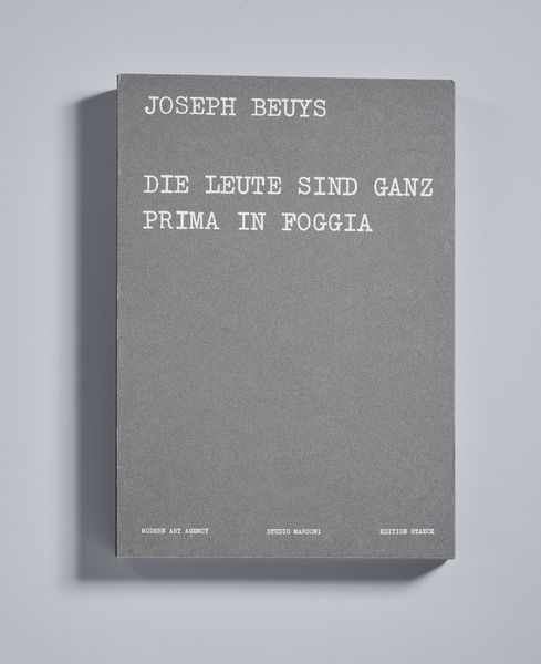 BEUYS JOSEPH (1921 - 1986) : DIE LEUTE SIND GANZ PRIMA IN FOGGIA  - Asta Asta 496 | GRAFICA MODERNA, FOTOGRAFIA E MULTIPLI D'AUTORE Online - Associazione Nazionale - Case d'Asta italiane