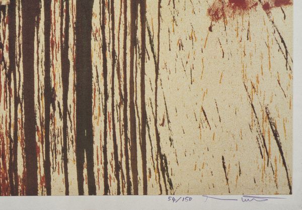 NITSCH HERMANN (1938 - 2022) : SENZA TITOLO (UBERMALTE BILD), 1991  - Asta Asta 496 | GRAFICA MODERNA, FOTOGRAFIA E MULTIPLI D'AUTORE Online - Associazione Nazionale - Case d'Asta italiane