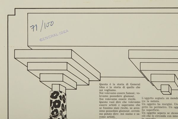 GENERAL IDEA (1969 - 1994) : GLAMOUR  - Asta Asta 496 | GRAFICA MODERNA, FOTOGRAFIA E MULTIPLI D'AUTORE Online - Associazione Nazionale - Case d'Asta italiane