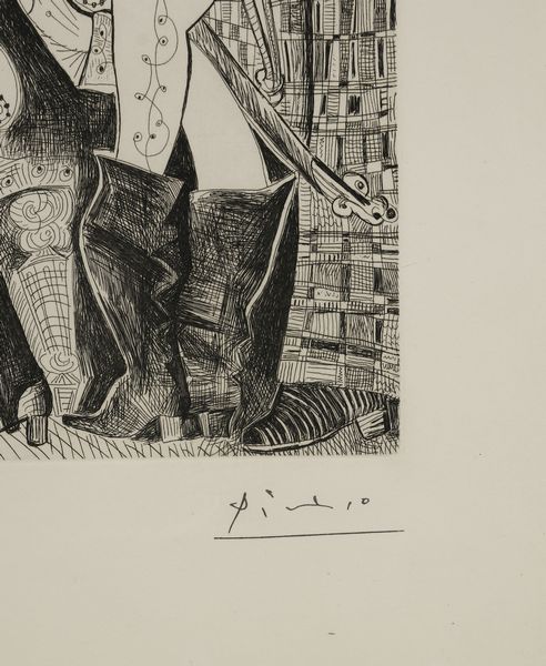 PICASSO PABLO (1881 - 1973) : DALLA SUITE 156: PEINTRE A' LAVALLIERE DESSINANT SON MODELE DANS LE CADRE DEK MAISON TELLIER  - Asta Asta 496 | GRAFICA MODERNA, FOTOGRAFIA E MULTIPLI D'AUTORE Online - Associazione Nazionale - Case d'Asta italiane