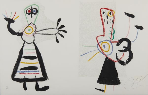 MIRO' JOAN (1893 - 1983) : DALLA SUITE LENFANCE DUBU  - Asta Asta 496 | GRAFICA MODERNA, FOTOGRAFIA E MULTIPLI D'AUTORE Online - Associazione Nazionale - Case d'Asta italiane