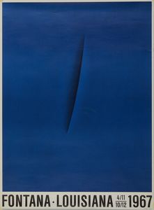 FONTANA LUCIO (1899 - 1968) - FONTANA - LOUISIANA, 1967