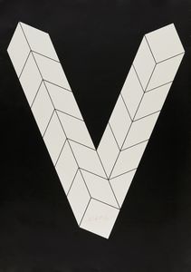 VASARELY VICTOR (1906 - 1997) - COMPOSITION V