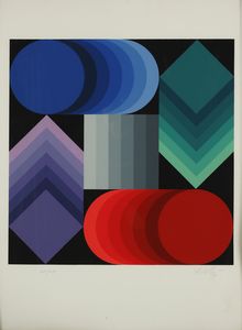 VASARELY VICTOR (1906 - 1997) - STRI-DIO