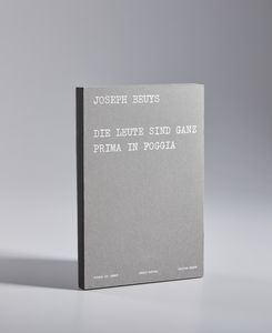 BEUYS JOSEPH (1921 - 1986) - DIE LEUTE SIND GANZ PRIMA IN FOGGIA