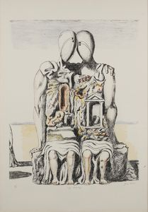 DE CHIRICO GIORGIO (1888 - 1978) - GLI ARCHEOLOGI