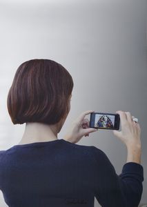 PISTOLETTO MICHELANGELO (n. 1933) - FOTOGRAFANDO LA VENERE