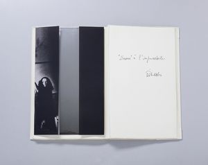 PISTOLETTO MICHELANGELO (n. 1933) : ESSERE E' L'IMPOSSIBILE  - Asta Asta 496 | GRAFICA MODERNA, FOTOGRAFIA E MULTIPLI D'AUTORE Online - Associazione Nazionale - Case d'Asta italiane