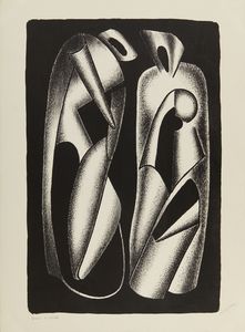 ARCHIPENKO ALEXANDER (1887 - 1964) - DA LES FORMES VIVANTES: LUMINOSITE' DES FORMES