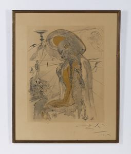 DALI' SALVADOR (1904 - 1989) : ATHENA (DALLA SERIE MYTHOLOGIE)  - Asta Asta 496 | GRAFICA MODERNA, FOTOGRAFIA E MULTIPLI D'AUTORE Online - Associazione Nazionale - Case d'Asta italiane