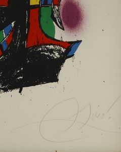 MIRO' JOAN (1893 - 1983) : DAL PORTFOLIO MIRO LITHOGRAPHIE IV  - Asta Asta 496 | GRAFICA MODERNA, FOTOGRAFIA E MULTIPLI D'AUTORE Online - Associazione Nazionale - Case d'Asta italiane