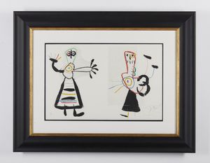 MIRO' JOAN (1893 - 1983) : DALLA SUITE LENFANCE DUBU  - Asta Asta 496 | GRAFICA MODERNA, FOTOGRAFIA E MULTIPLI D'AUTORE Online - Associazione Nazionale - Case d'Asta italiane