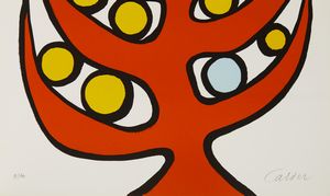 CALDER ALEXANDER (1898 - 1976) : L'ALBERO DEL BENE E DEL MALE  - Asta Asta 496 | GRAFICA MODERNA, FOTOGRAFIA E MULTIPLI D'AUTORE Online - Associazione Nazionale - Case d'Asta italiane