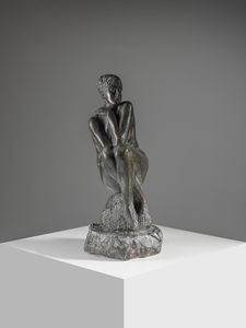 GRECO EMILIO (1913 - 1995) - FIGURA ACCOCCOLATA