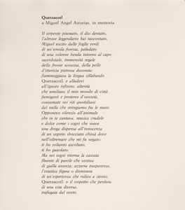 ARNOLDI NAG (n. 1928) : ZOO D'AMORE, 1993  - Asta Asta 496 | GRAFICA MODERNA, FOTOGRAFIA E MULTIPLI D'AUTORE Online - Associazione Nazionale - Case d'Asta italiane