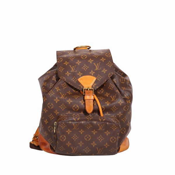 LOUIS VUITTON, Zaino Montsouris vintage  - Asta GIOIELLI , ARGENTI E LUXURY BAG - Associazione Nazionale - Case d'Asta italiane