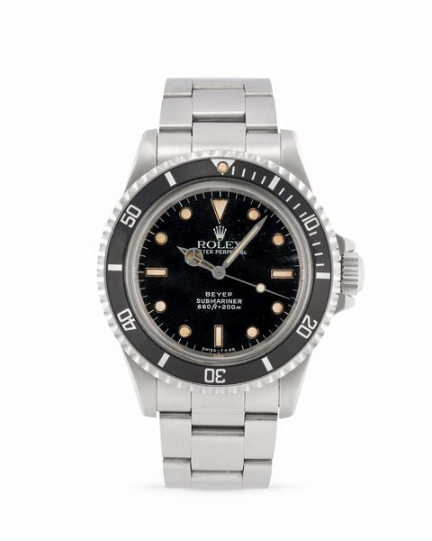 ROLEX : Submariner 5513 personalizzato per Beyer  - Asta Orologi - Associazione Nazionale - Case d'Asta italiane