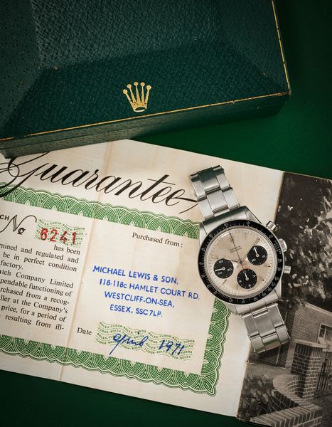 ROLEX : Daytona 6241 Cherry Logo  - Asta Orologi - Associazione Nazionale - Case d'Asta italiane