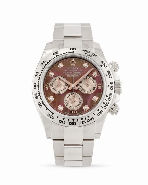 ROLEX : Daytona 116509 quadrante in madreperla nera di Tahiti  - Asta Orologi - Associazione Nazionale - Case d'Asta italiane