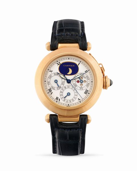 CARTIER : Pasha calendario perpetuo 30003  - Asta Orologi - Associazione Nazionale - Case d'Asta italiane