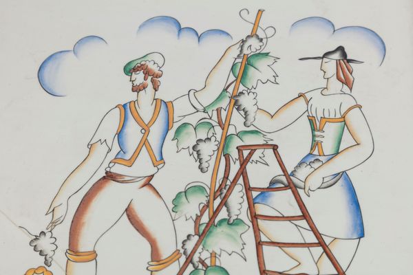GIO PONTI : La vendemmia  - Asta Design e Arti Decorative - Associazione Nazionale - Case d'Asta italiane