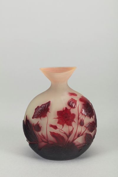 Émile Gallé : Vaso a fiasca com bocca in forma di barchetta  - Asta Design e Arti Decorative - Associazione Nazionale - Case d'Asta italiane