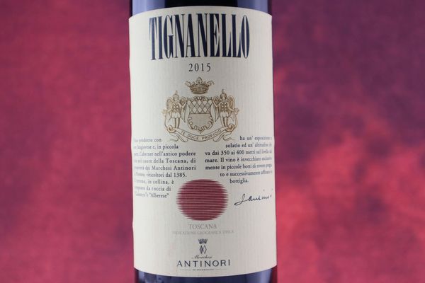 Tignanello Antinori 2015  - Asta Smartwine 2.0 | Christmas Edition - Associazione Nazionale - Case d'Asta italiane