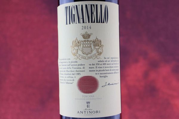 Tignanello Antinori 2014  - Asta Smartwine 2.0 | Christmas Edition - Associazione Nazionale - Case d'Asta italiane