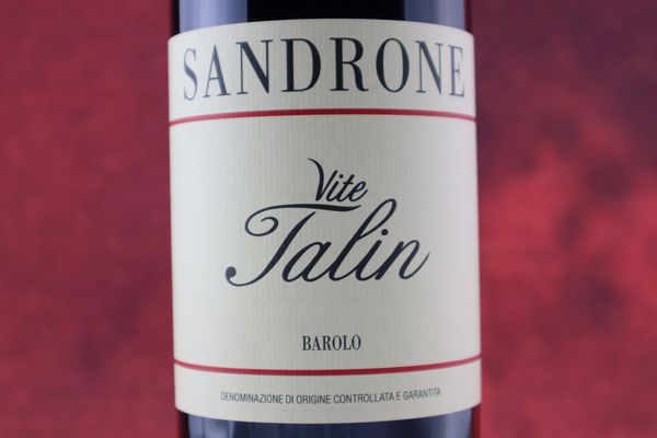 Barolo Luciano Sandrone 'Vite Talin' 2014  - Asta Smartwine 2.0 | Christmas Edition - Associazione Nazionale - Case d'Asta italiane