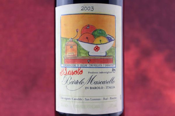 Barolo Artistic Label Bartolo Mascarello 2003  - Asta Smartwine 2.0 | Christmas Edition - Associazione Nazionale - Case d'Asta italiane