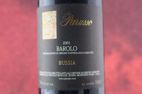 Barolo Bussia Parusso 2001  - Asta Smartwine 2.0 | Christmas Edition - Associazione Nazionale - Case d'Asta italiane