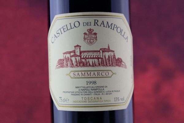 Sammarco Castello dei Rampolla 1998  - Asta Smartwine 2.0 | Christmas Edition - Associazione Nazionale - Case d'Asta italiane