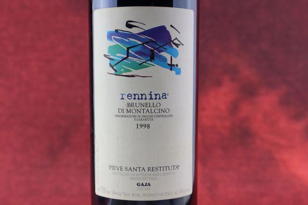 Brunello di Montalcino Rennina Pieve Santa Restituta 1998  - Asta Smartwine 2.0 | Christmas Edition - Associazione Nazionale - Case d'Asta italiane