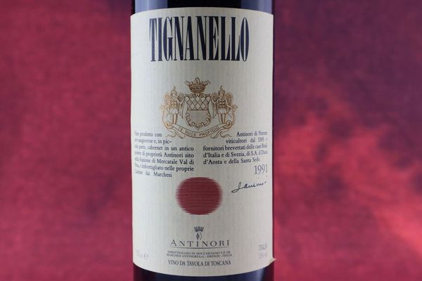 Tignanello Antinori 1991  - Asta Smartwine 2.0 | Christmas Edition - Associazione Nazionale - Case d'Asta italiane