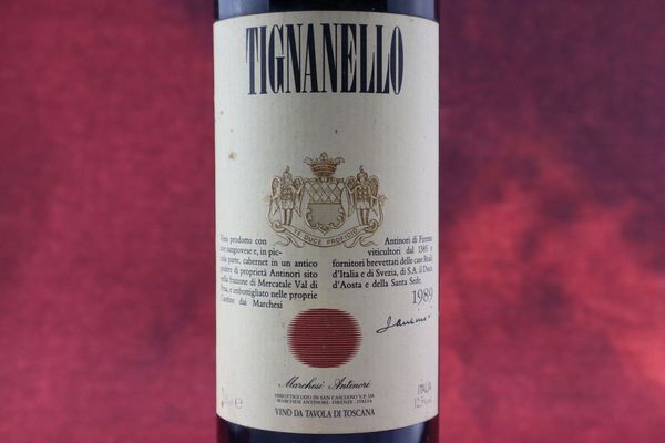 Tignanello Antinori 1989  - Asta Smartwine 2.0 | Christmas Edition - Associazione Nazionale - Case d'Asta italiane