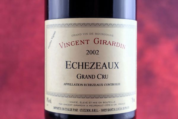 Echezeaux Vieilles Vignes Domaine Vincent Girardin 2002  - Asta Smartwine 2.0 | Christmas Edition - Associazione Nazionale - Case d'Asta italiane