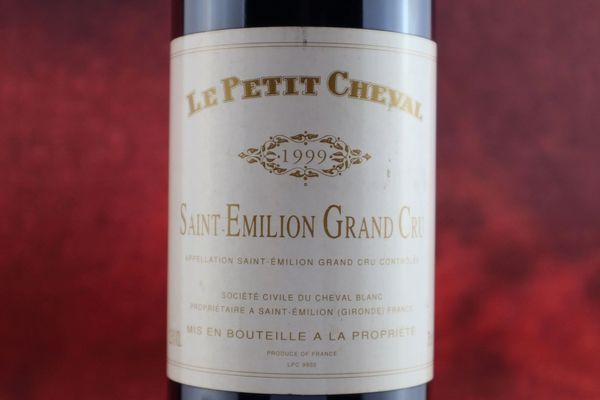 Le Petit Cheval Château Cheval Blanc 1999  - Asta Smartwine 2.0 | Christmas Edition - Associazione Nazionale - Case d'Asta italiane