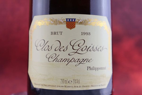 Clos des Goisses Philipponat 1993  - Asta Smartwine 2.0 | Christmas Edition - Associazione Nazionale - Case d'Asta italiane