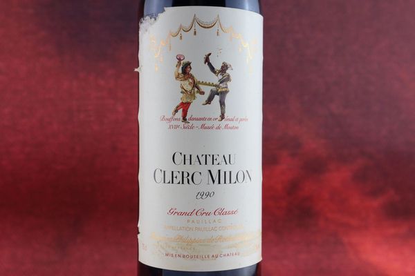 Château Clerc-Milon 1990  - Asta Smartwine 2.0 | Christmas Edition - Associazione Nazionale - Case d'Asta italiane