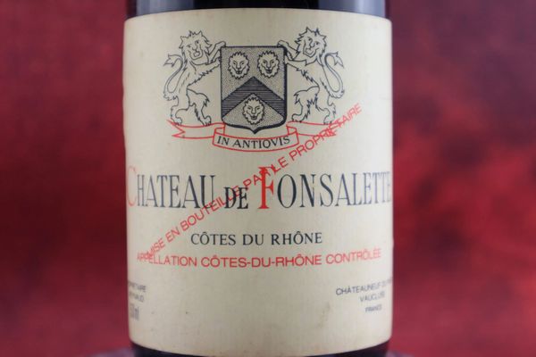 Côte du Rhone Réserve Château de Fonsalette 1985  - Asta Smartwine 2.0 | Christmas Edition - Associazione Nazionale - Case d'Asta italiane