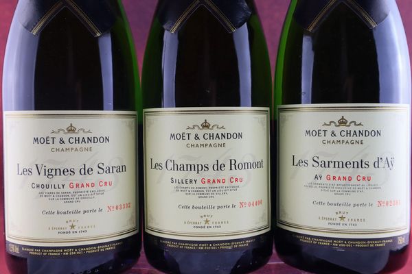 La Trilogie Des Grand Crus Möet & Chandonne  - Asta Smartwine 2.0 | Christmas Edition - Associazione Nazionale - Case d'Asta italiane