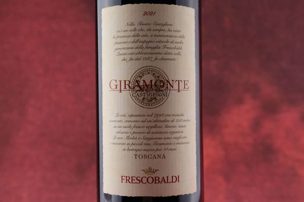 Giramonte Tenuta di Castiglioni Marchesi Frescobaldi 2021  - Asta Smartwine 2.0 | Christmas Edition - Associazione Nazionale - Case d'Asta italiane