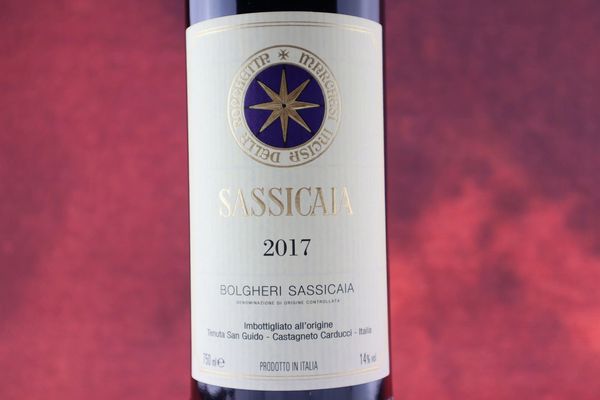 Sassicaia Tenuta San Guido 2017  - Asta Smartwine 2.0 | Christmas Edition - Associazione Nazionale - Case d'Asta italiane